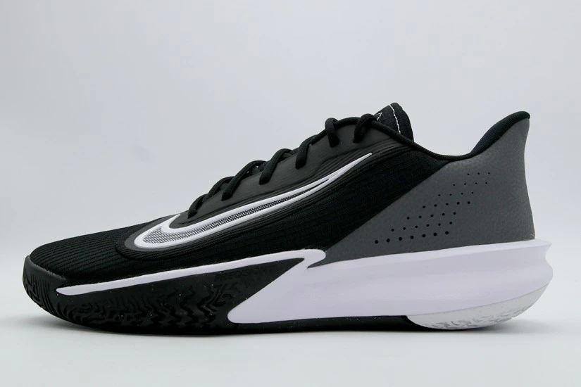 Nike Precision VΙΙ Ανδρικά Μπασκετικά Παπούτσια Μαύρα, Λευκά, Ανθρακί