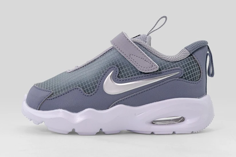 Nike Air Max Nova Βρεφικά Sneakers Γκρι, Λευκά, Ασημί