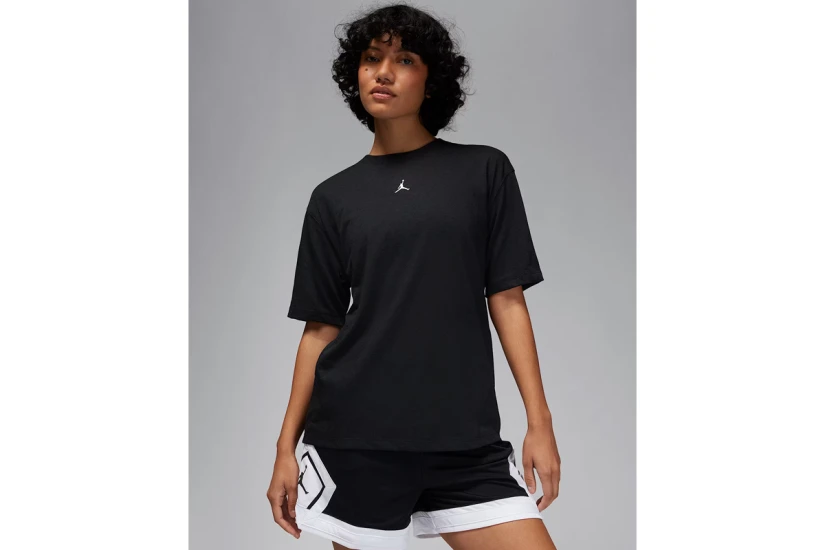Jordan Sport Diamond Γυναικείο Κοντομάνικο T-Shirt Μαύρο