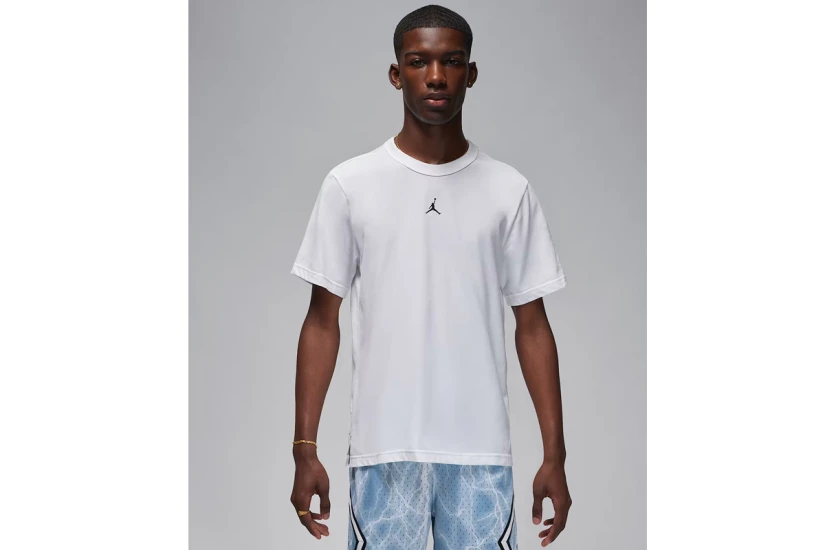 Jordan Sport Dri-FIT Ανδρικό Κοντομάνικο T-Shirt Λευκό