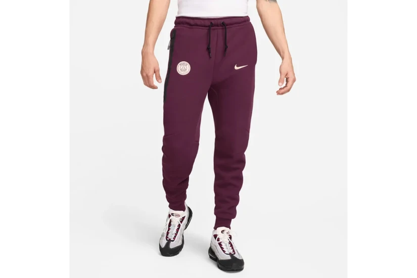 Nike Paris Saint-Germain Tech Fleece Ανδρικό Παντελόνι Φόρμας Βυσσινί