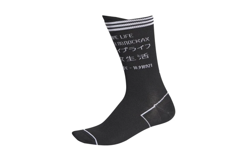 Adidas Performance Alphaskin Typo Κάλτσες μέχρι τη Γάμπα Μαύρες