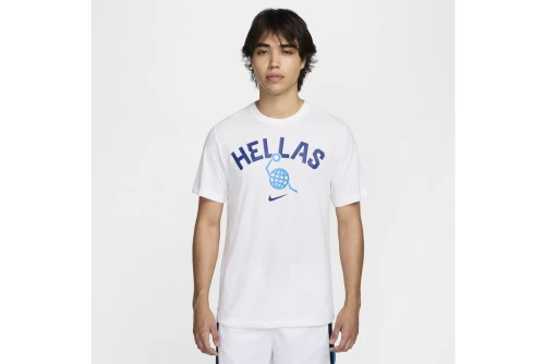 Nike Ανδρικό Μπασκετικό T-Shirt Εθνικής Ελλάδας (FQ3670 100)