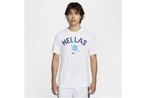 Nike Ανδρικό Μπασκετικό T-Shirt Εθνικής Ελλάδας (FQ3670 100)