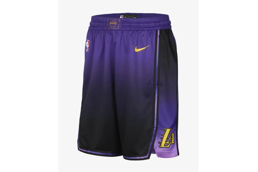 Νike NBA Los Angeles Lakers City Edition Μπασκετική Βερμούδα
