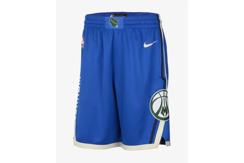 Νike NBA Milwaukee Bucks City Edition Ανδρική Μπασκετική Βερμούδα