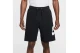 Nike Club Frech Terry Alumni Ανδρική Αθλητική Βερμούδα Μαύρη
