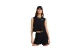 Nike Sportswear Club Γυναικεία Αμάνικη Crop Top Μπλούζα Μαύρη