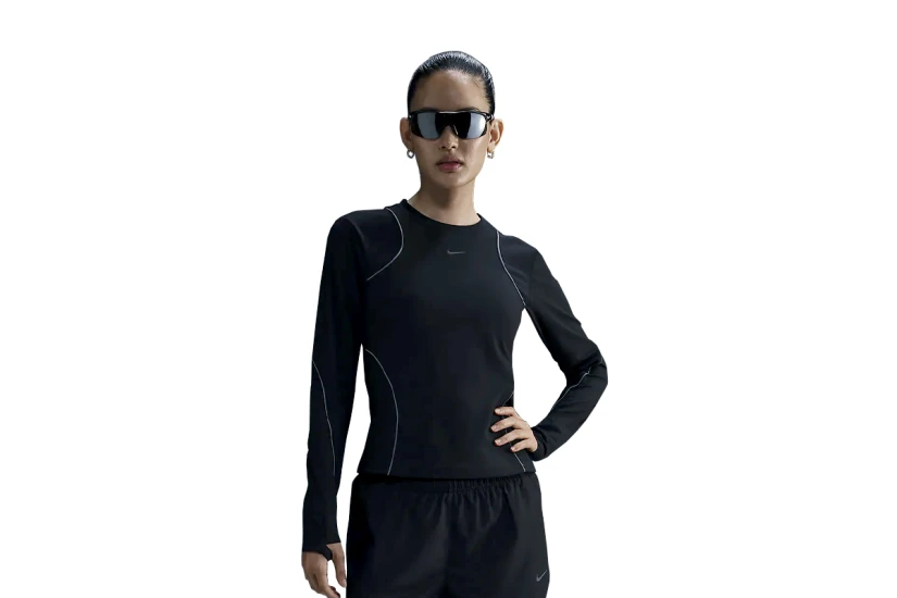 Nike Running Division Γυναικεία Αθλητική Μακρυμάνικη Μπλούζα