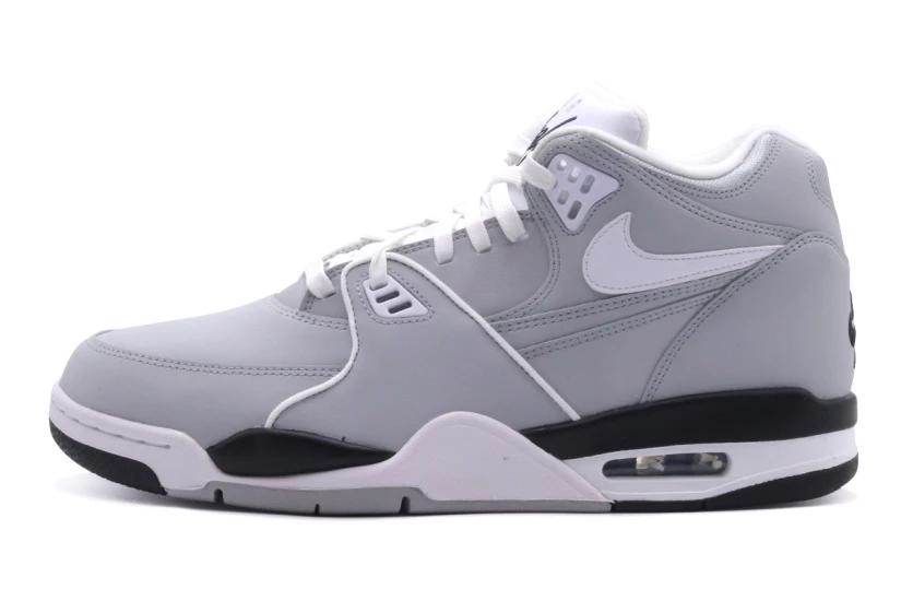 Nike Air Flight 89 Ανδρικά Sneakers Γκρι, Μαύρα, Λευκά