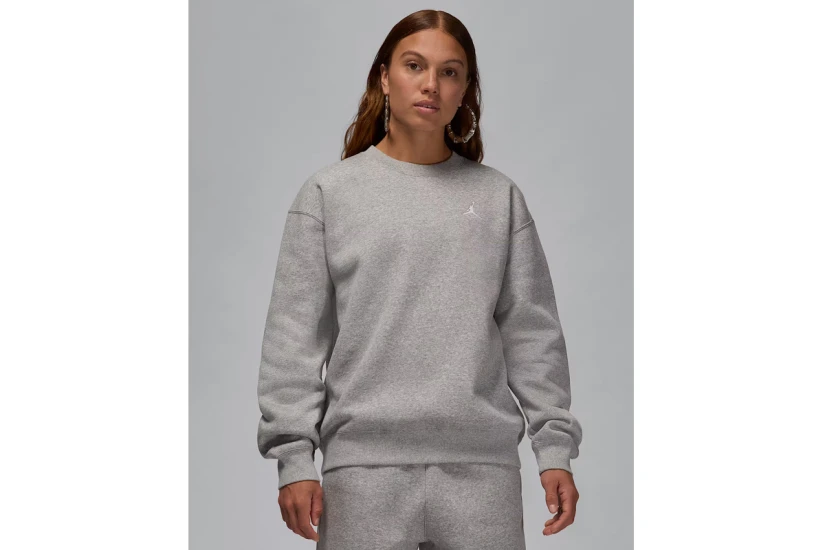 Jordan Brooklyn Fleece Γυναικεία Μακρυμάνικη Μπλούζα Γκρι