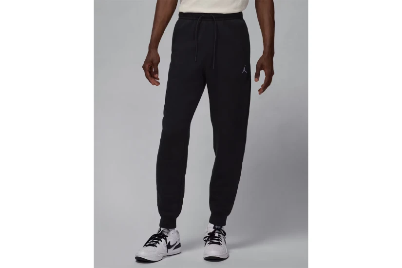 Jordan Brooklyn Fleece Ανδρικό Παντελόνι Φόρμας Μαύρο