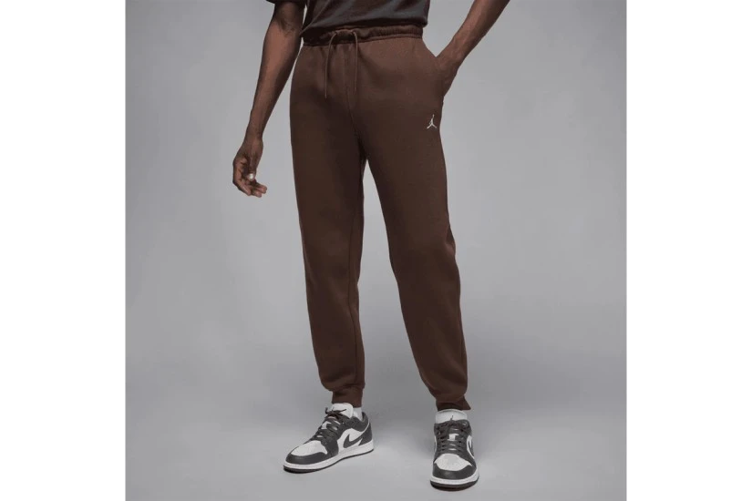 Jordan Brooklyn Fleece Ανδρικό Παντελόνι Φόρμας Καφέ