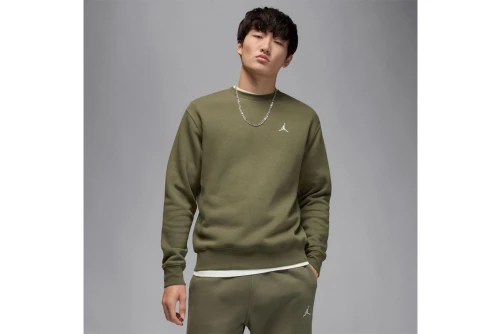 Jordan Brooklyn Fleece Μπλούζα Με Λαιμόκοψη Ανδρική (FV7293 222)