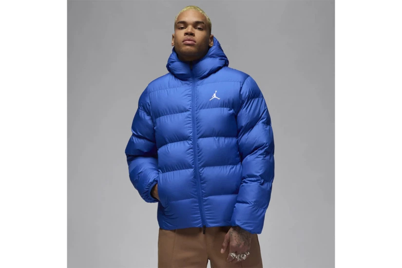 Jordan Brooklyn Ανδρικό Μπουφάν Puffer Μπλε