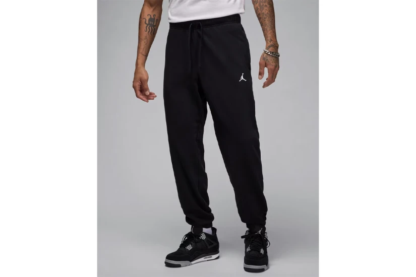 Jordan Sport Crossover Dri-FIT Fleece Ανδρικό Παντελόνι Φόρμας Μαύρο