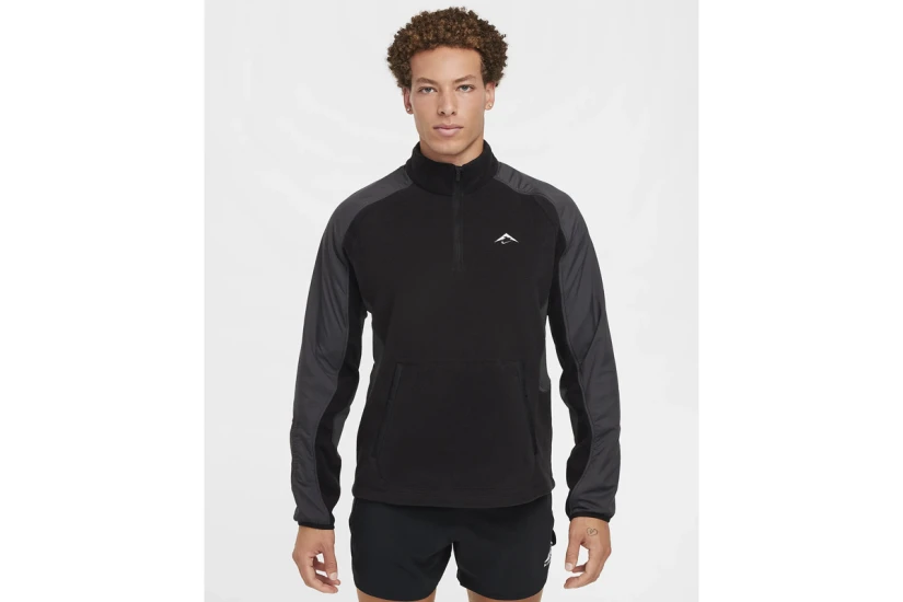 Nike Trail Polartec Fleece Μακρυμάνικη Μπλούζα με Φερμουάρ