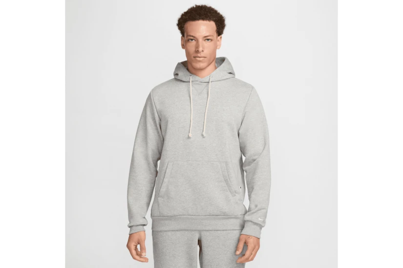 Nike Standard Issue Ανδρικό Φούτερ με Κουκούλα Γκρι