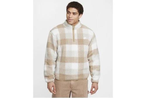 Nike Club Winterized Μπλούζα Sherpa Fleece Με Φερμουάρ Ανδρικό (FZ0896 247)