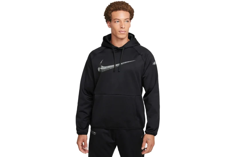Nike Therma-Fit Ανδρικό Φούτερ Με Κουκούλα Μαύρο