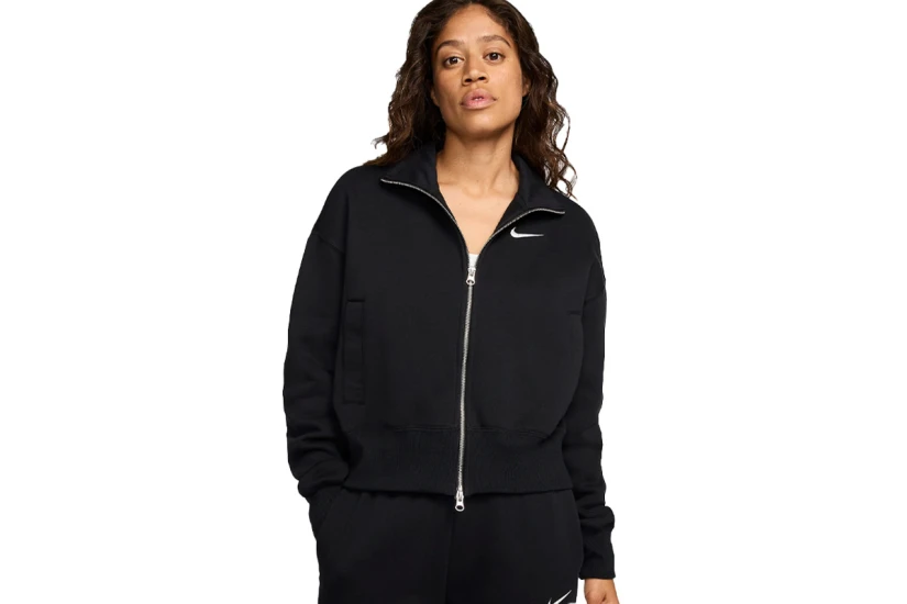 Nike Sportswear Phoenix Fleece Γυναικεία Ζακέτα Μαύρη