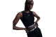 Nike Pro Dri-FIT Γυναικεία Αμάνικη Crop Top Μπλούζα Μαύρη