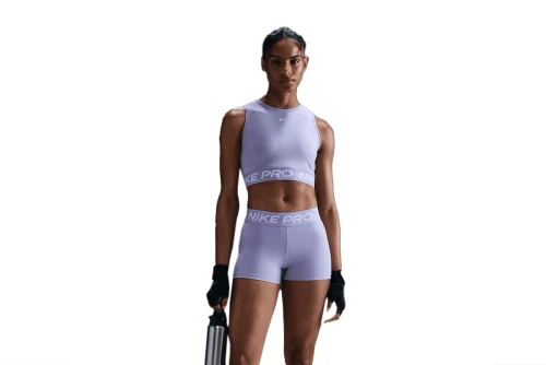 Nike Pro Dri-Fit Crop Top Αμάνικο Γυναικείο (FZ3615 533)