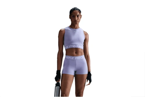 Nike Pro Dri-Fit Crop Top Αμάνικο Γυναικείο (FZ3615 533)