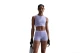 Nike Pro Dri-FIT Γυναικεία Αμάνικη Crop Top Μπλούζα Λιλά