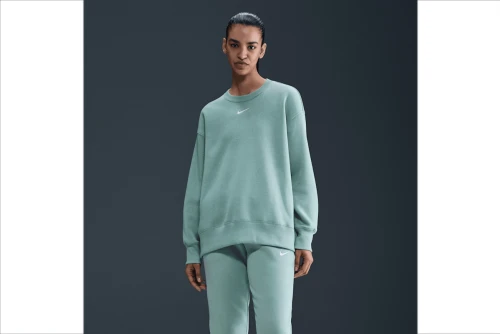 Nike Sportswear Phoenix Fleece Μπλούζα Με Λαιμόκοψη Γυναικεία (FZ4270 017)