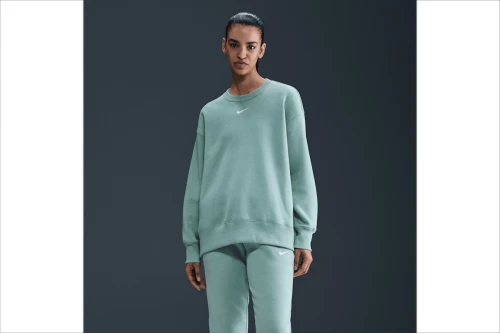 Nike Sportswear Phoenix Fleece Μπλούζα Με Λαιμόκοψη Γυναικεία (FZ4270 017)