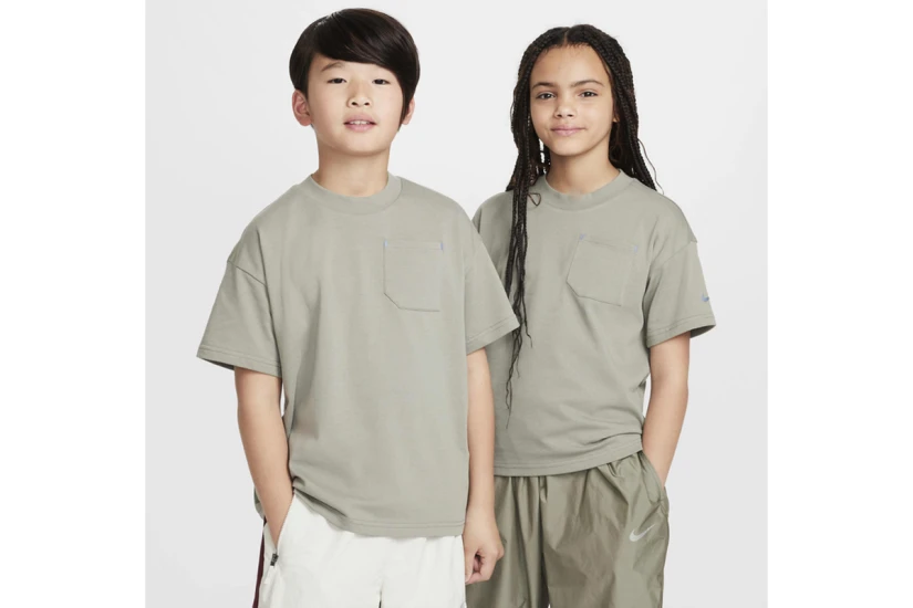 Nike Sportswear City Utility Παιδικό Κοντομάνικο T-Shirt Γκρι