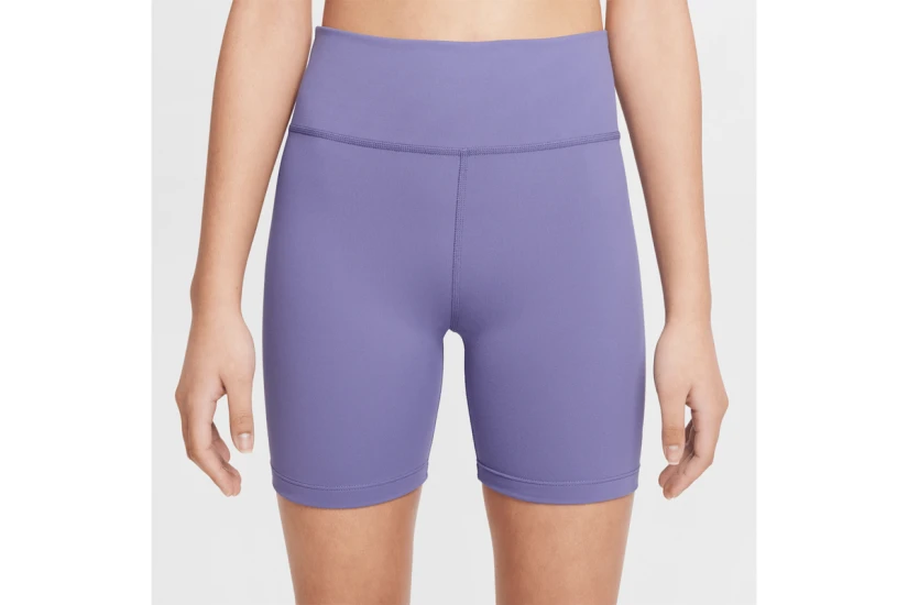 Nike One Dri FIT Παιδικό Κοντό Κολάν Λεβάντα