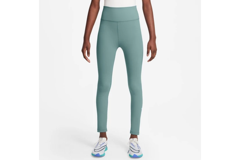 Nike One Dri-Fit High-Waisted Γυναικείο Μακρύ Κολάν Βεραμάν