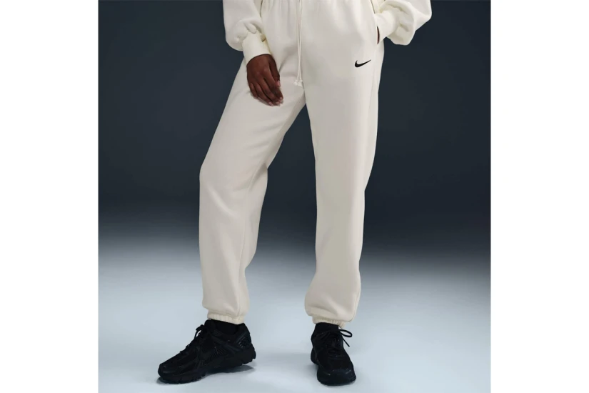 Nike Sportswear Phoenix Fleece Γυναικείο Παντελόνι Φόρμας Εκρού