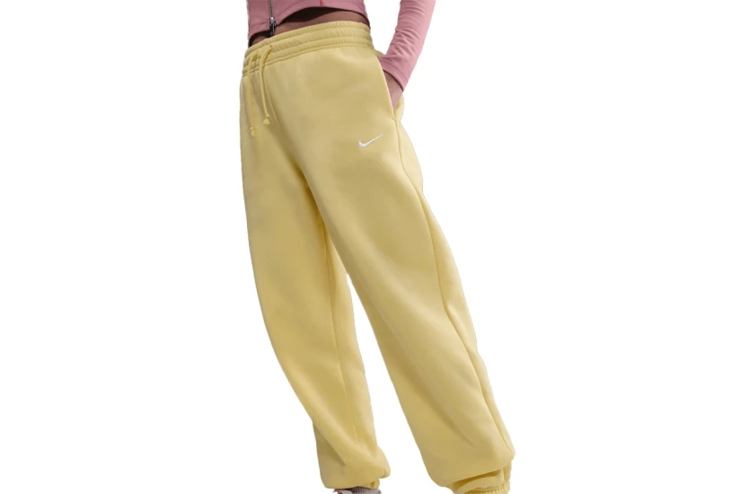 Nike Sportswear Phoenix Fleece Γυναικείο Παντελόνι Φόρμας Κίτρινο