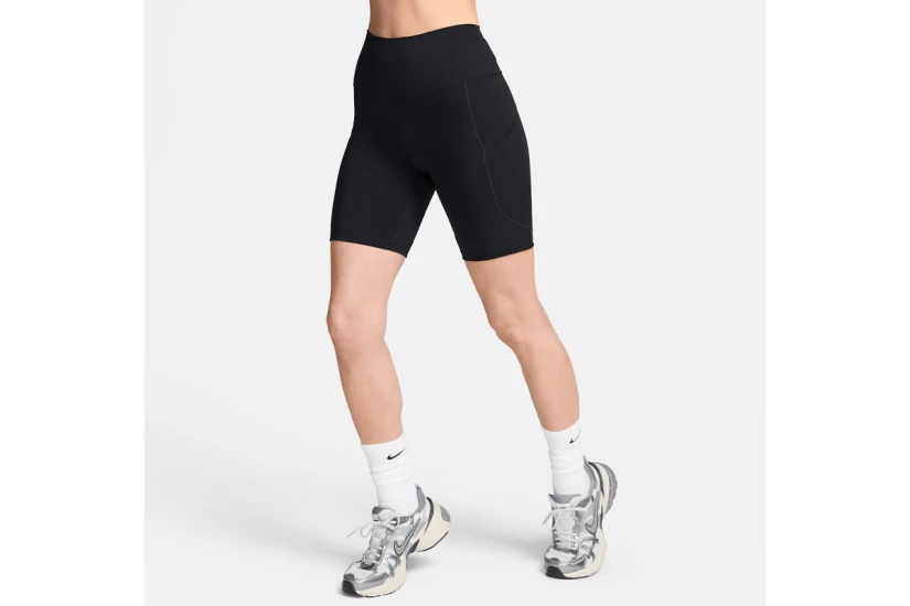 Nike One Dri-FIT Γυναικείο Ψηλόμεσο Κοντό Κολάν Μαύρο