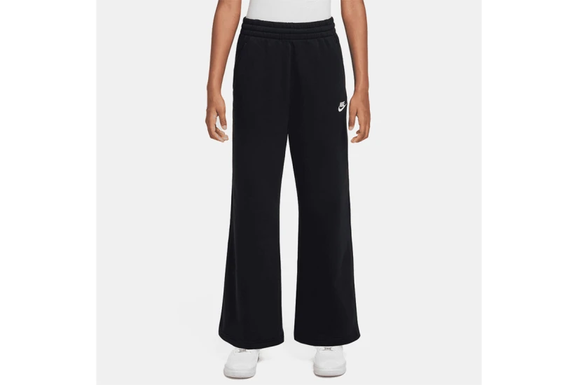 Nike Sportswear Club Fleece Wide-Leg Παιδικό Παντελόνι Φόρμας Μαύρο