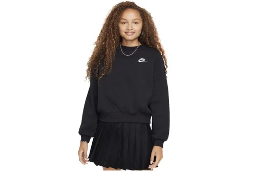 Nike Sportswear Club Fleece Boxy Μπλούζα Με Λαιμόκοψη (FZ9244 010)