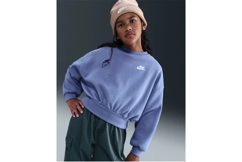 Nike Sportswear Club Fleece Boxy Μπλούζα Με Λαιμόκοψη (FZ9244 499)