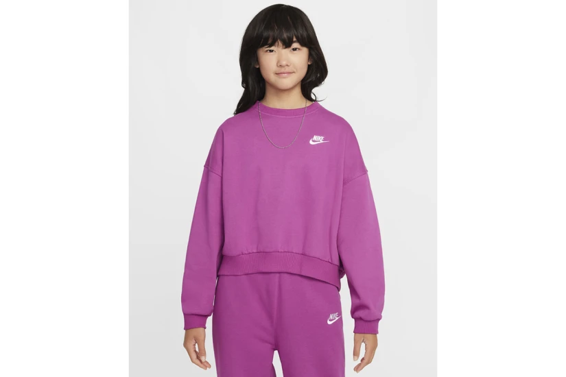 Nike Sportswear Club Fleece Boxy Παιδικό Μακρυμάνικο Φούτερ