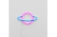 Ginga Neon Led Planet Saturn Φωτιστικό Τοίχου