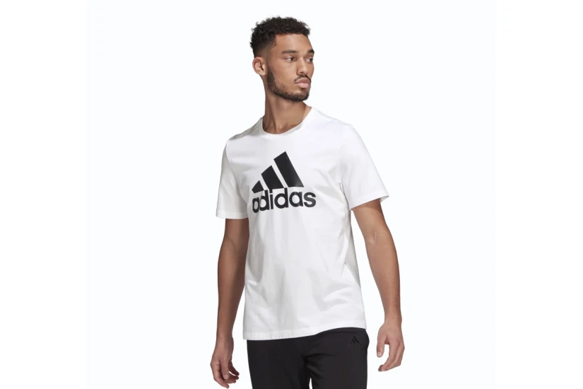 Adidas Performance Essentials Big Logo Ανδρικό Κοντομάνικο T-Shirt Λευκό