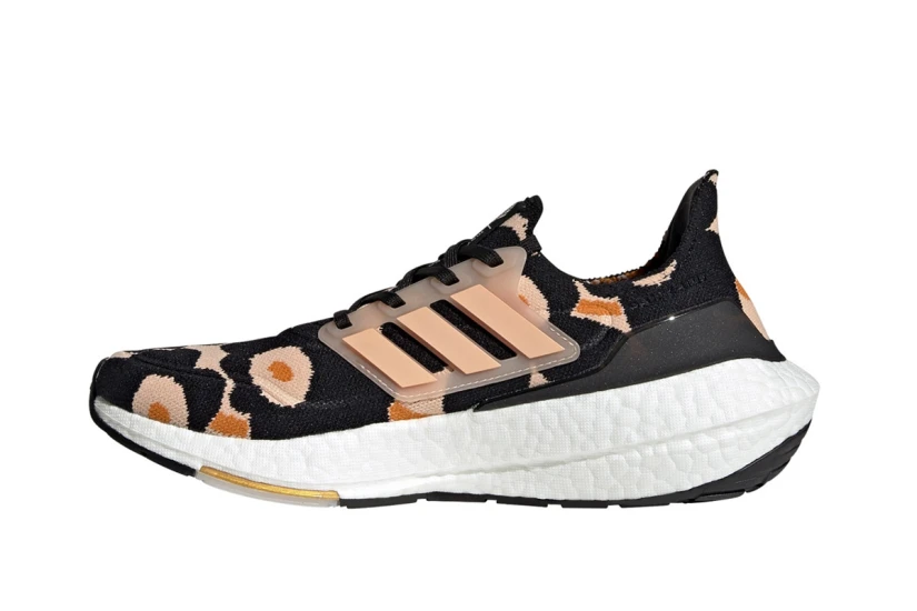 Adidas Performance Ultraboost 21 X Marimekko Αθλητικά Παπούτσια για Τρέξιμο Μαύρα, Nude, Κροκί, Λευκά