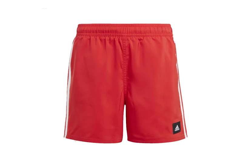 Adidas Performance 3-Stripes Παιδικό Μαγιό Σορτς Κόκκινο