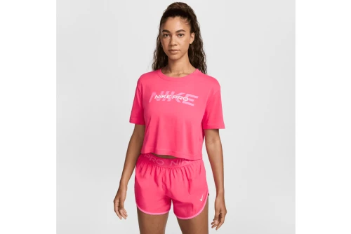 Nike Pro Crop Top Κοντομάνικο Γυναικείο (HF0762 629)