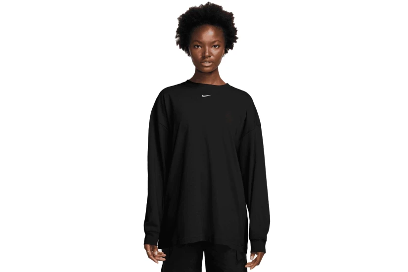 Nike Sportswear Essential Γυναικεία Μακρυμάνικη Μπλούζα Μαύρη