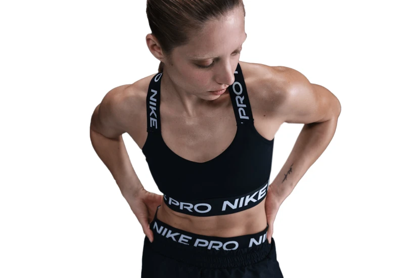 Nike Dri-FIT Pro Γυναικείο Μπουστάκι Μαύρο