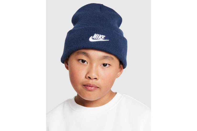 Nike Peak Παιδικό Χειμερινό Σκουφάκι Μπλε Σκούρο