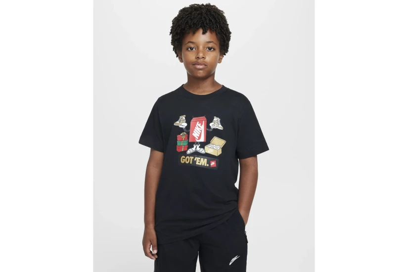 Nike Sportswear Παιδικό Κοντομάνικο T-Shirt Μαύρο